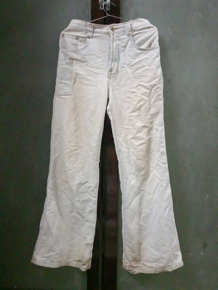 White Flare Jeans