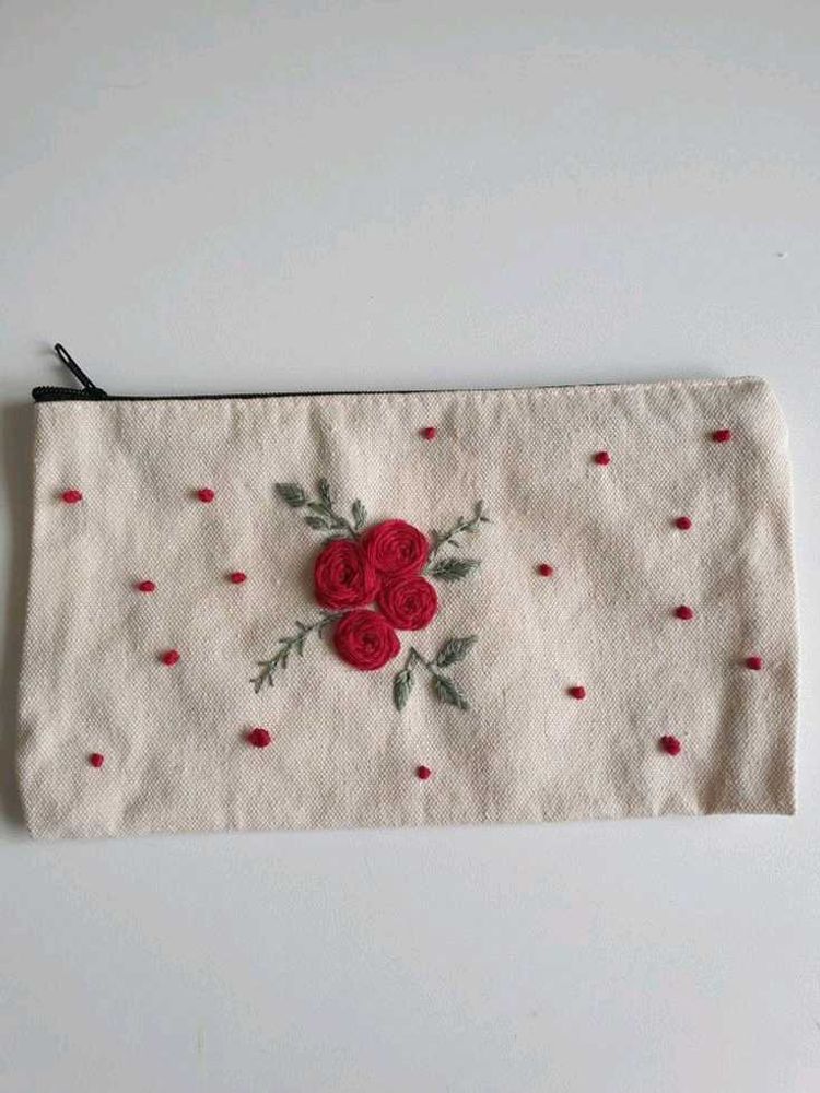 Handmade Embroidered Pouch