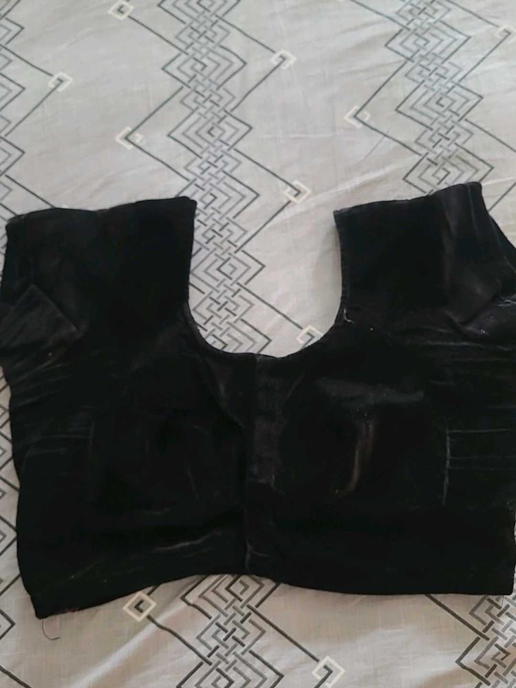 Black Velvet Blouse