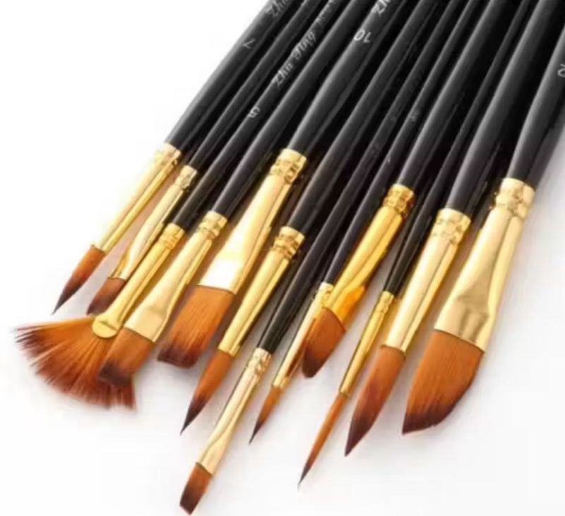 NEW PACKED 12 Paintbrush