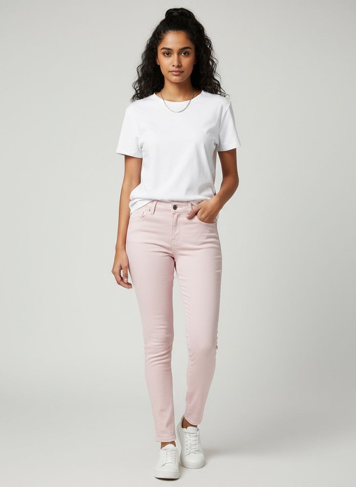 Imported Pink Skinny Jeans