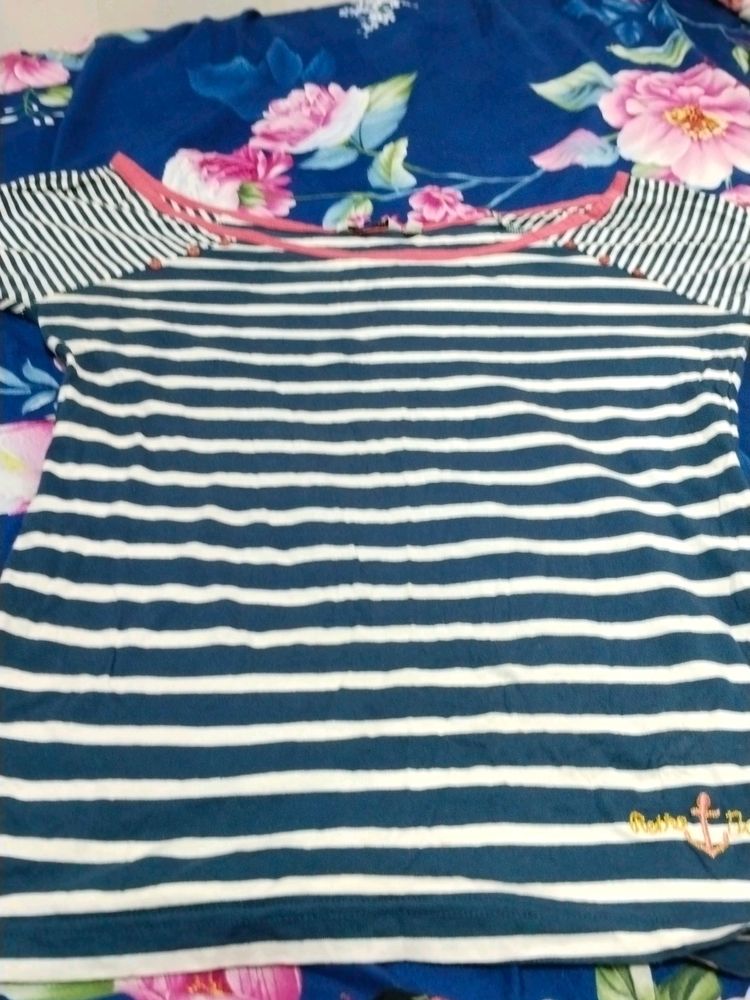 Full Sleeves T Shirt For Girls L Size But Fits Xl