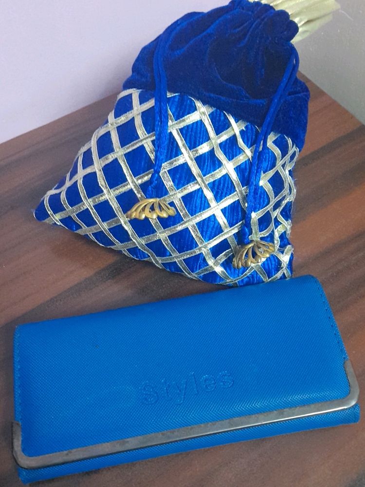 Potli Bag With  Stylish Clutch In Combo