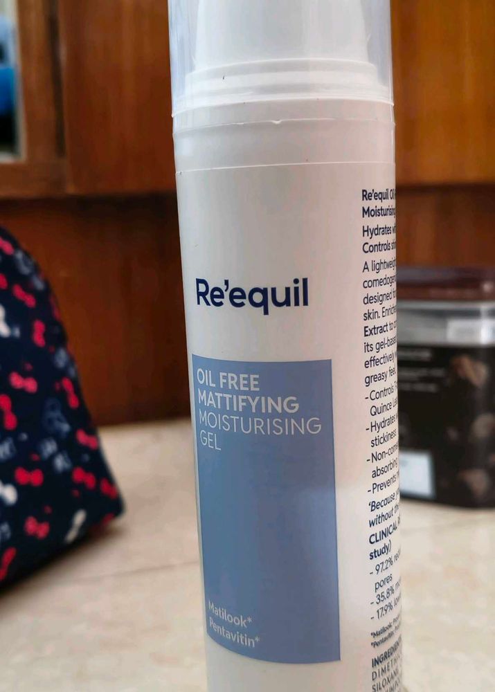 Re'equil Oil Free Mattifying Moisturising Gel