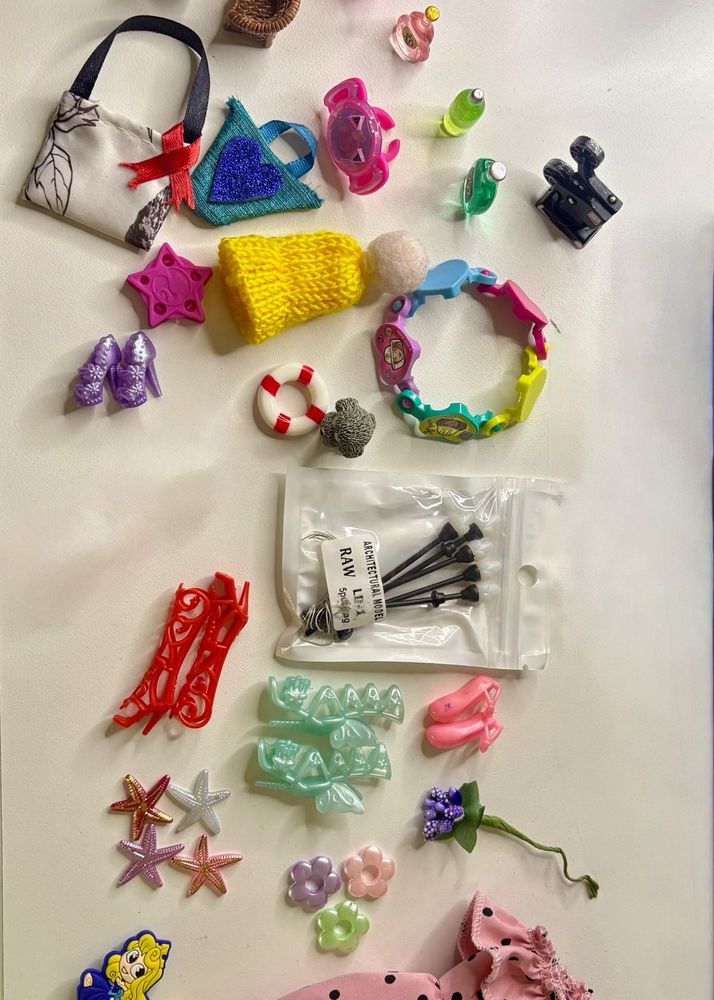 Orignal and Knock off Barbie Accessories Bundle
