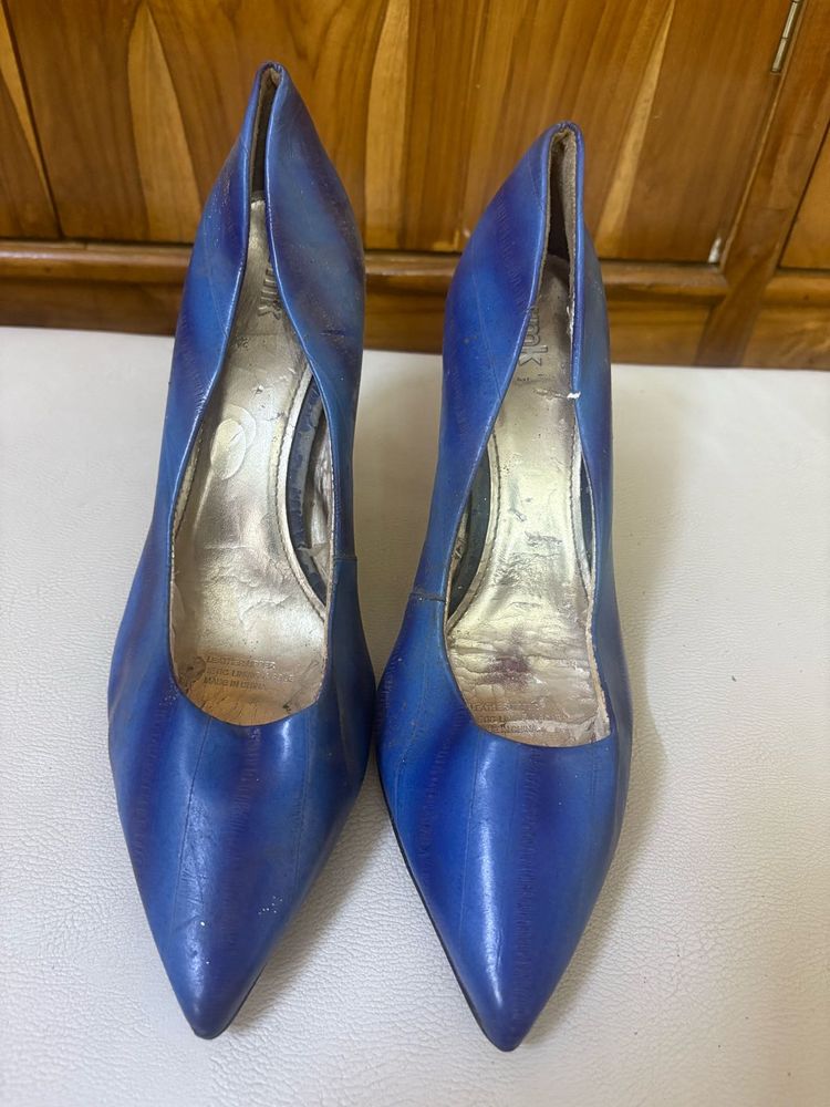 Blue Pumps Heels