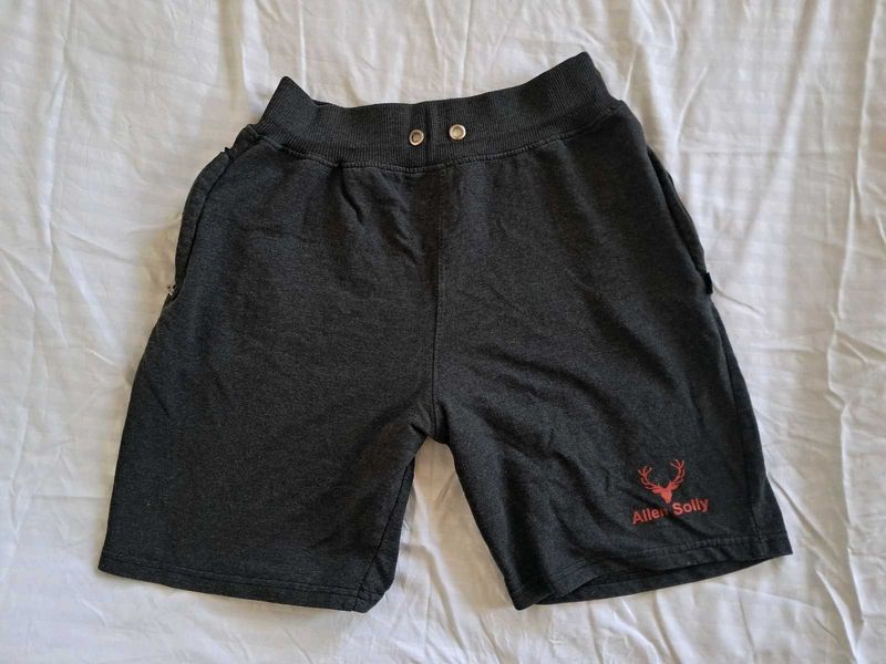 Allen Solly Grey Sweat Shorts