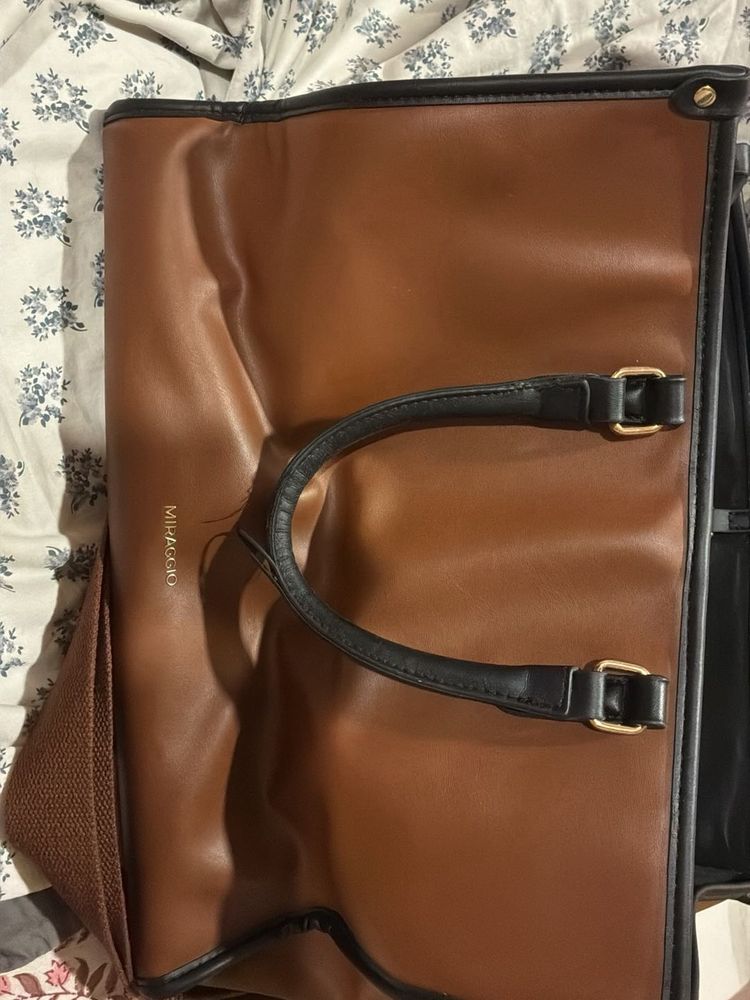 Stylish Brown miraggio Tote Bag