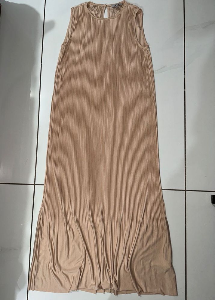 Pleated Maxi Dress