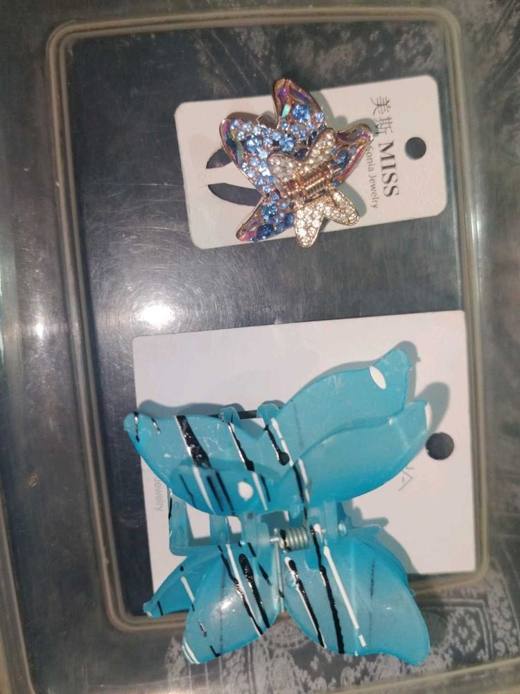 Butterfly Hair Claw Clips (Set of 2)