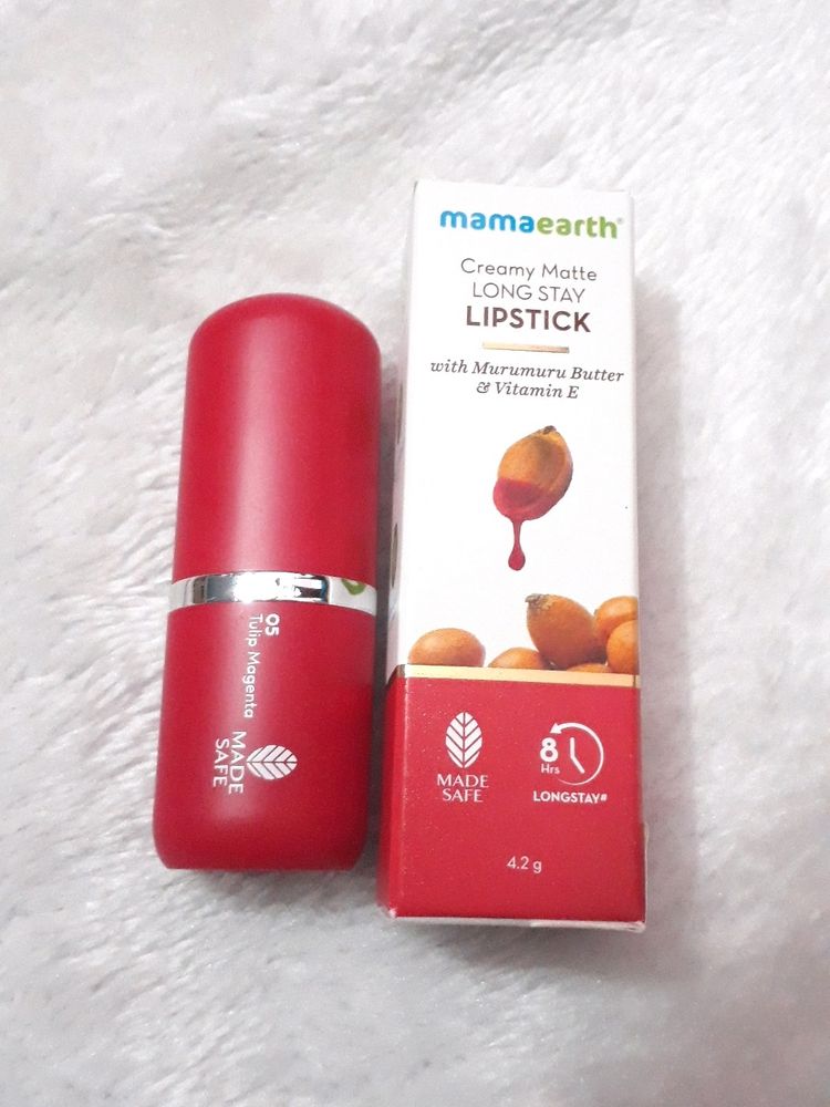 Mamaearth Creamy Matte Lipstick Tulip Magenta