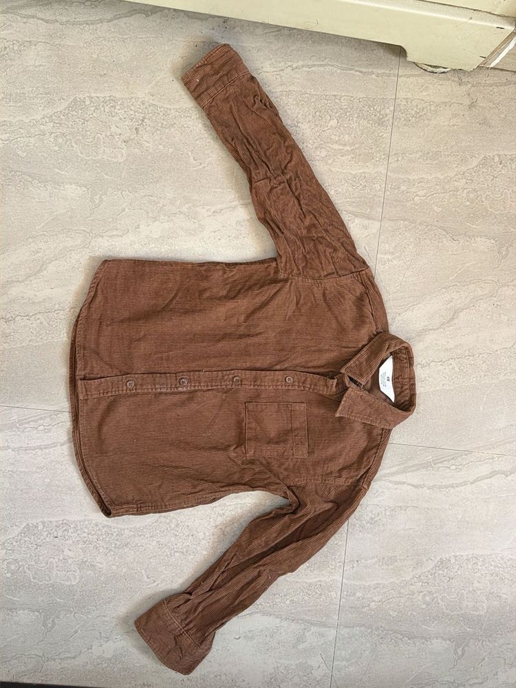 kid’s Brown Corduroy Shirt