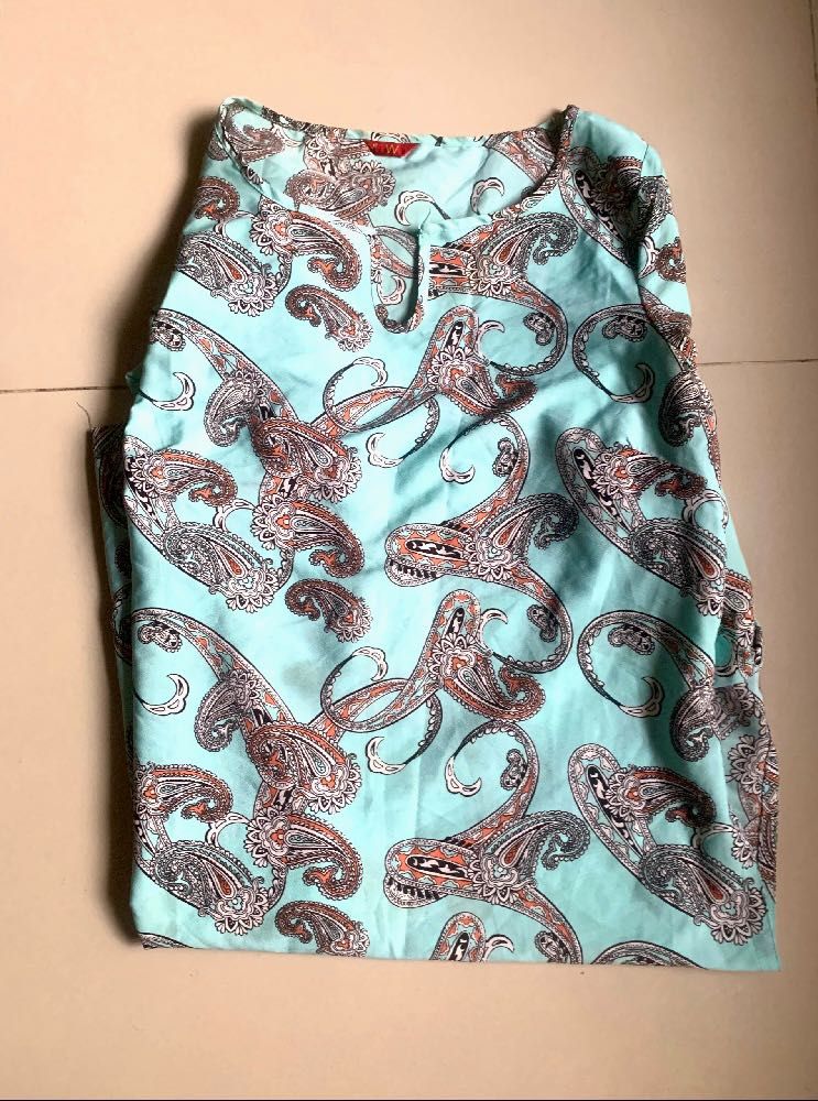 L Paisley Print Kurta