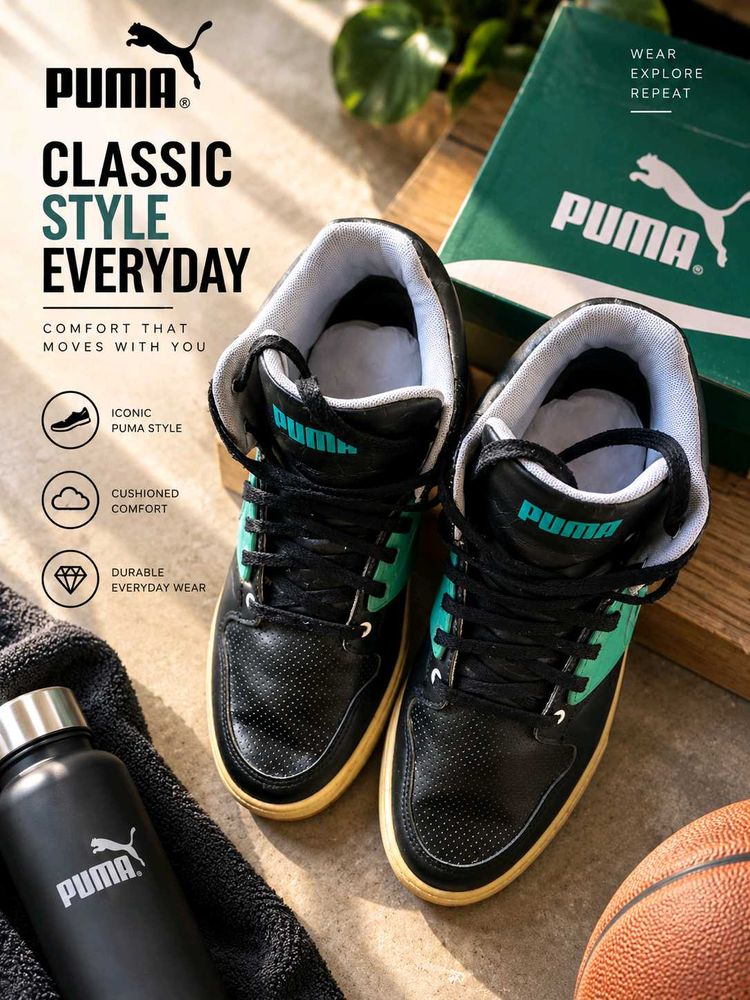 Puma Classic High-Top Sneakers