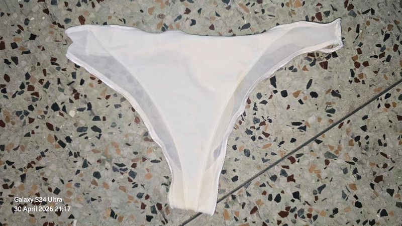 White Thong Panty
