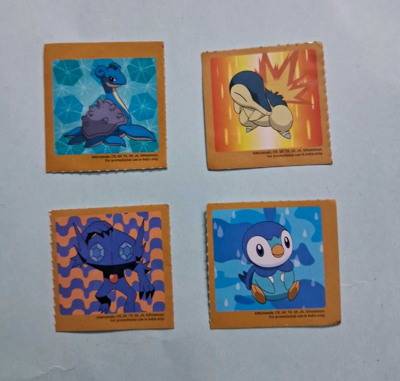 Oreo Pokemon Stickers Lot