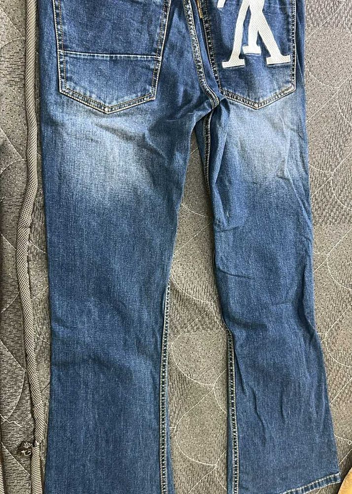 Men's Blue Wash Denim Jeans