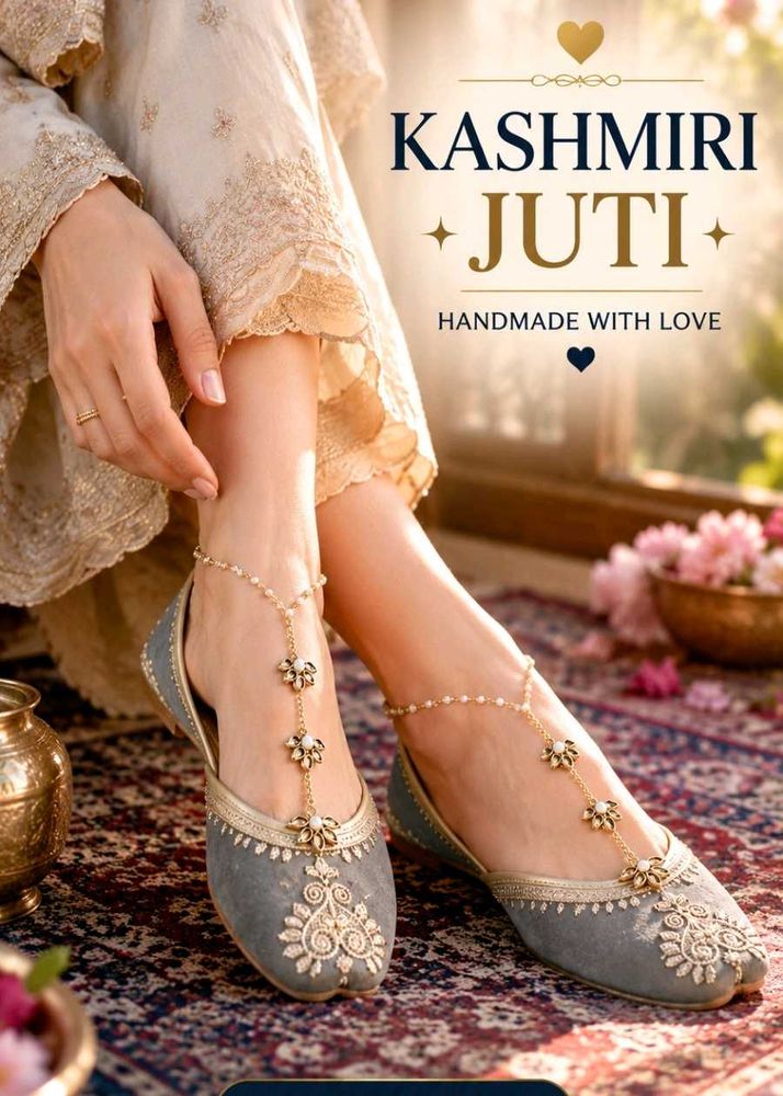 Handmade Kashmiri Juti