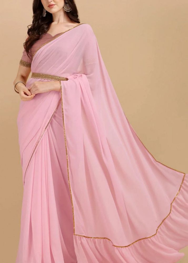 Beautiful Pink Saree