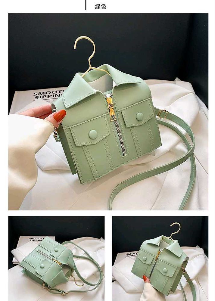 Cute Jacket Shaped Crossbody Bag - 2