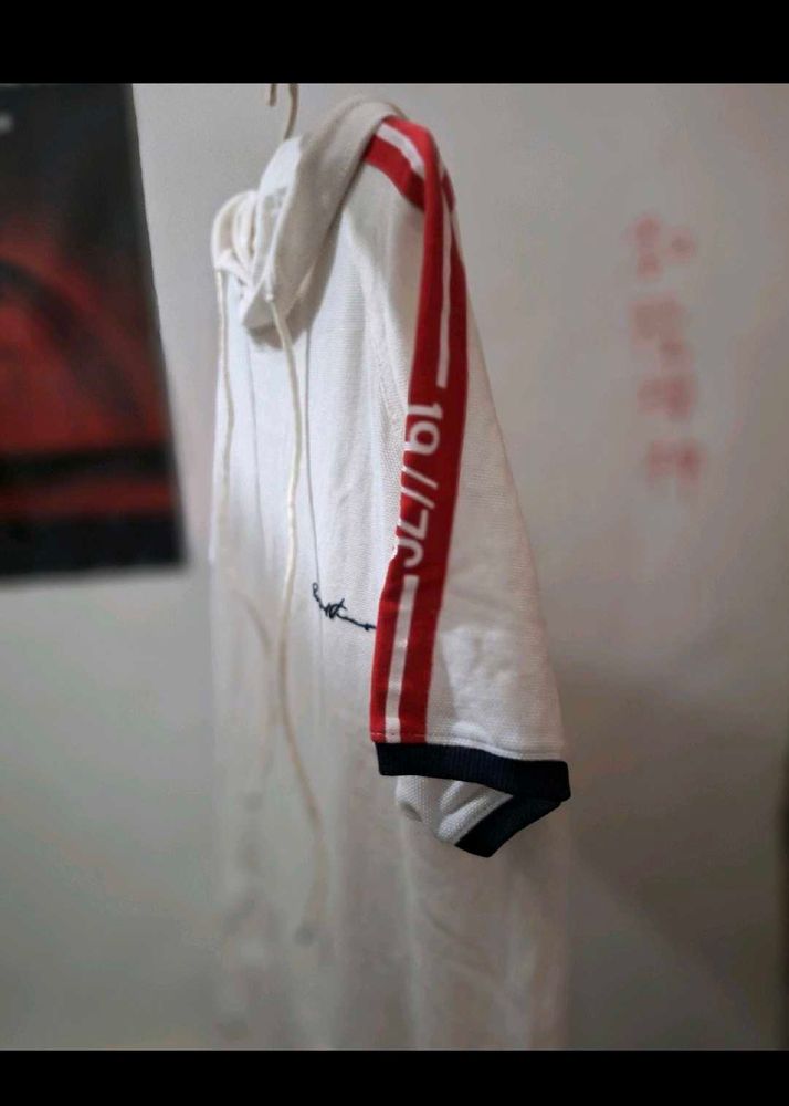 Striped Sleeve Hoodie L/40