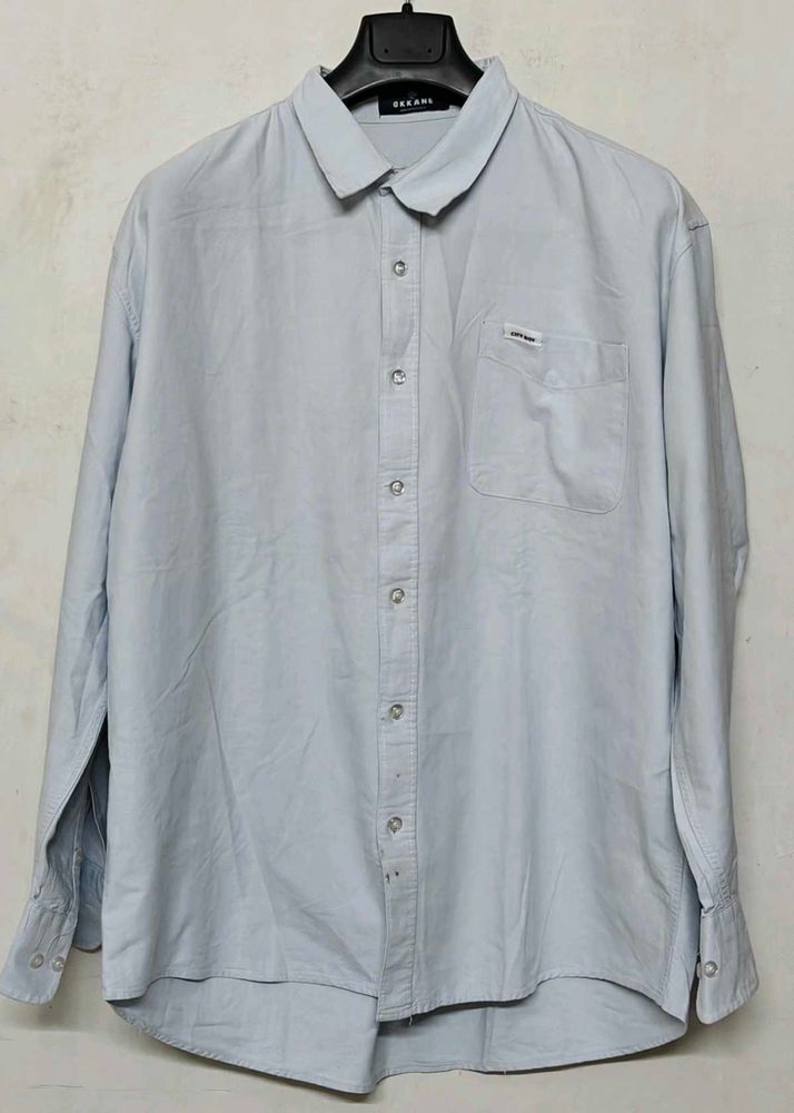 Men's Light Blue Long Sleeve Shirt