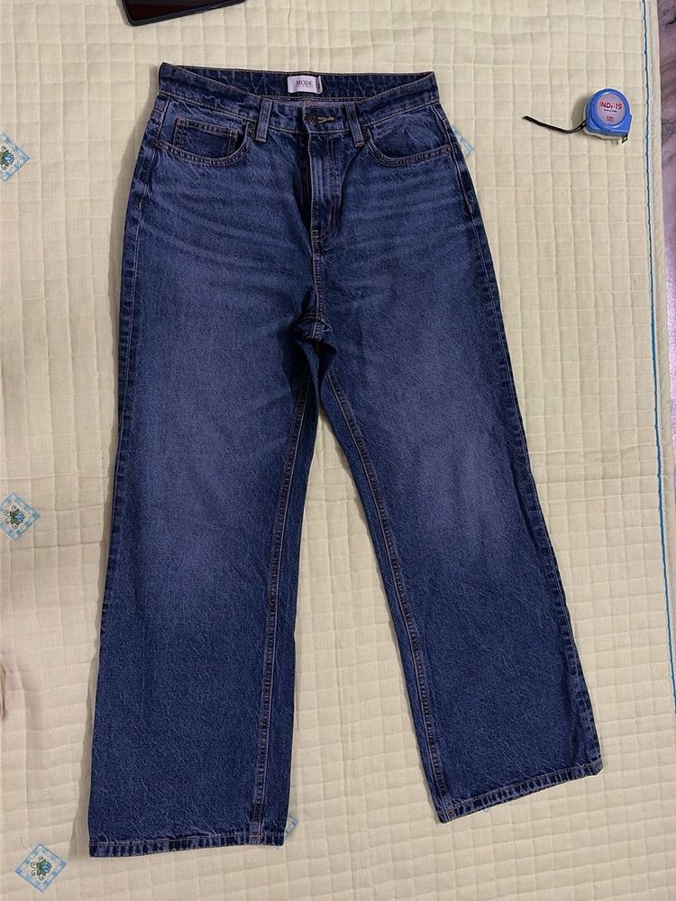 REDTAPE LONDON High Waisted Wide Leg Jeans