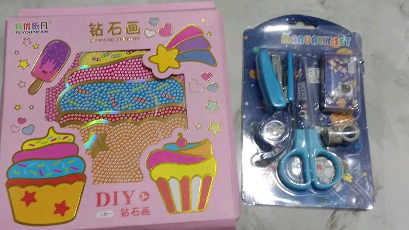 DIY Diamond Painting Kit &amp; Stationery Set