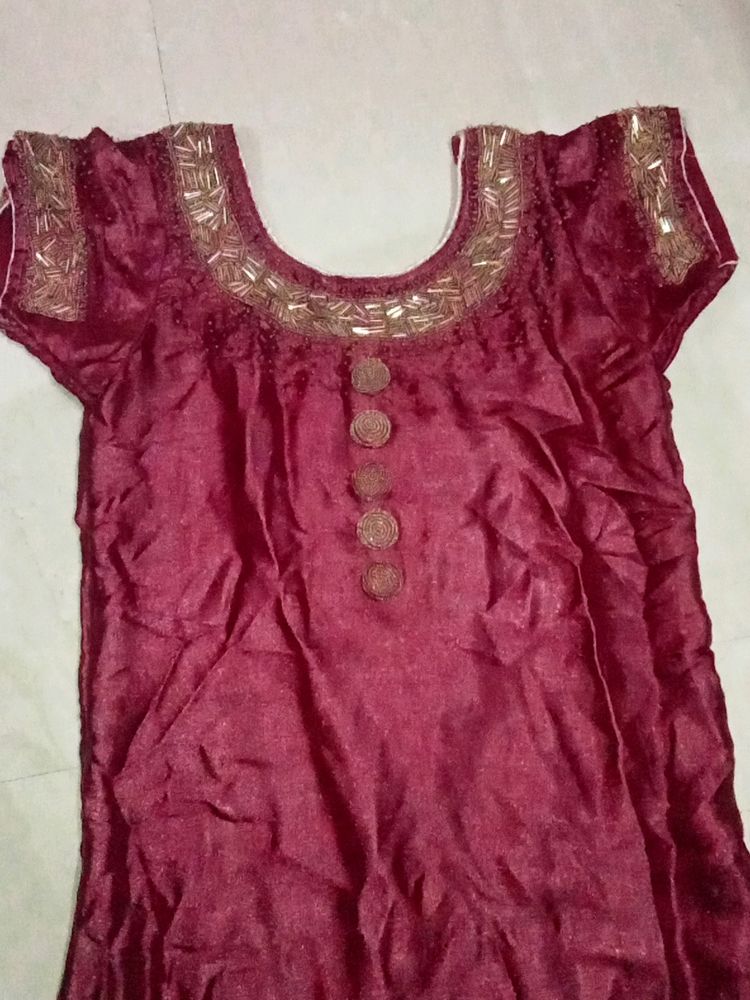Party Wear Handwork Suit