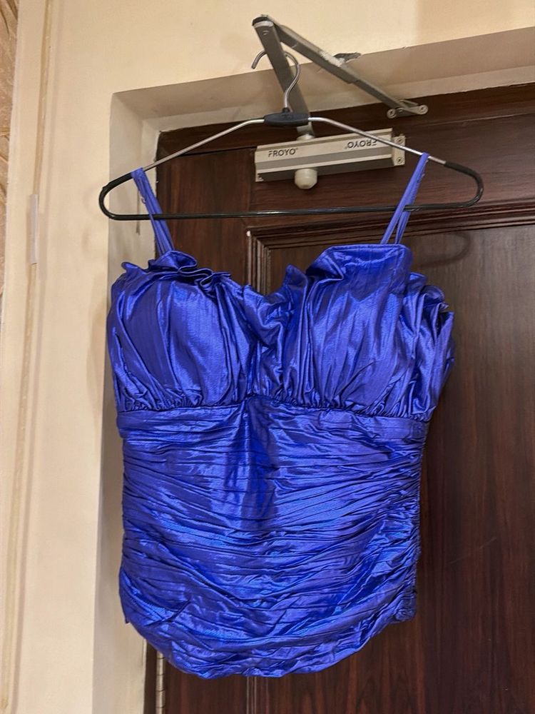 Blue Party Top