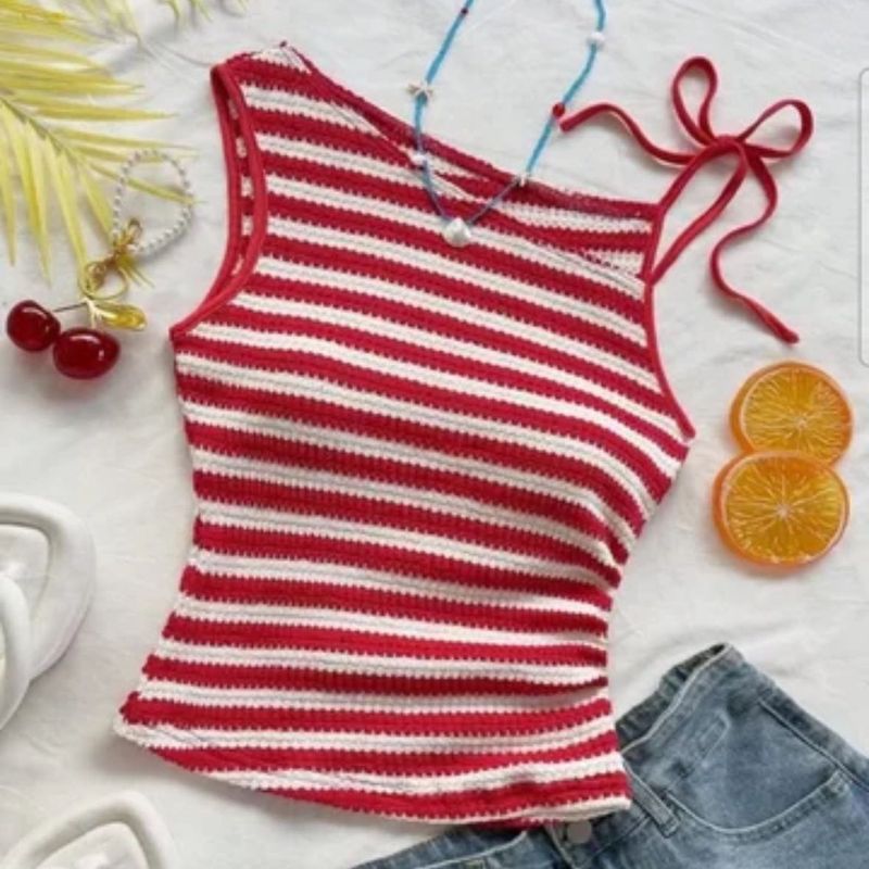 asymmetrical tank top