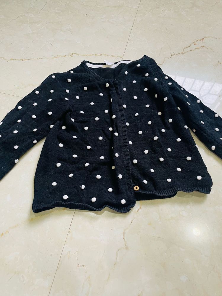 stylish polka dot H&amp;M brand  sweater