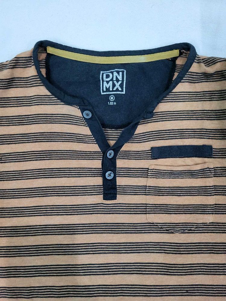 DNMX Striped Casual T-Shirt
