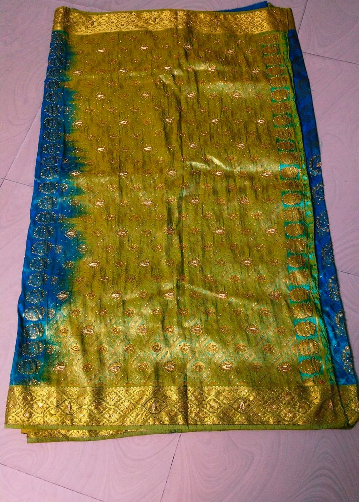 Full Maggam Work Mixed Kanjeevaram Mysore Silk