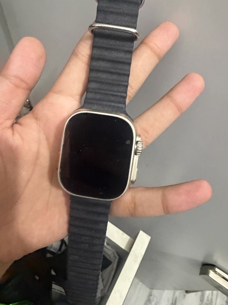 Apple Watch Ultra with wireless charger