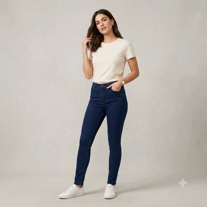 High Waisted Skinny Jeans