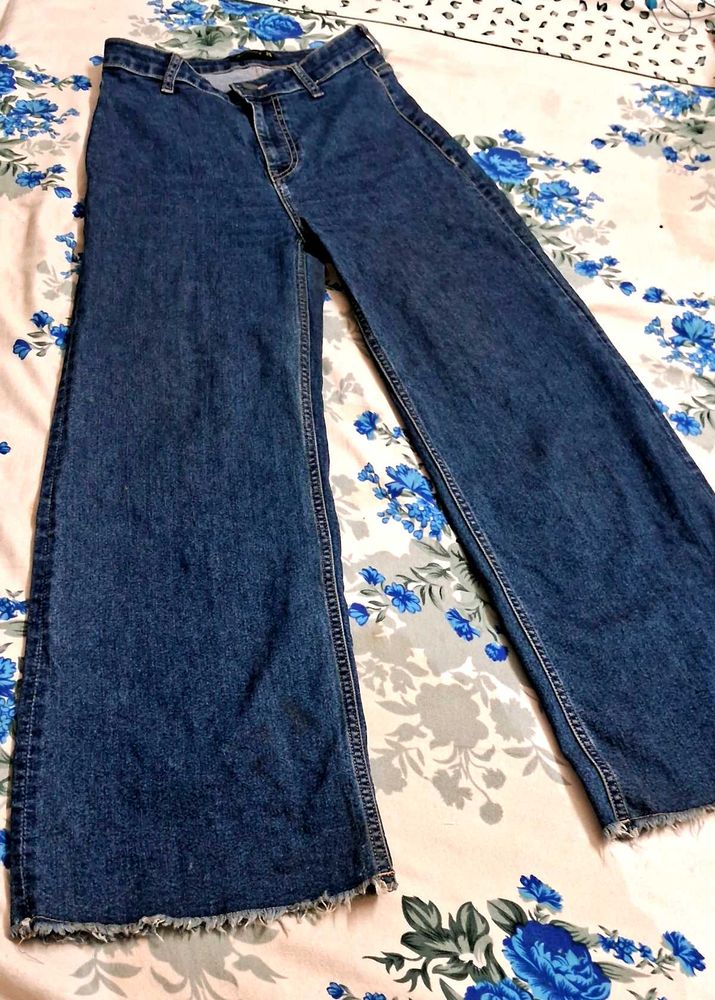 Dressberry Wide Leg Denim Jeans