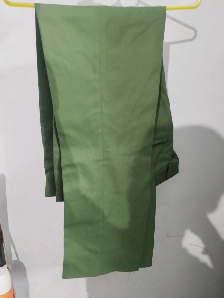 Classic Olive Green three piece suit