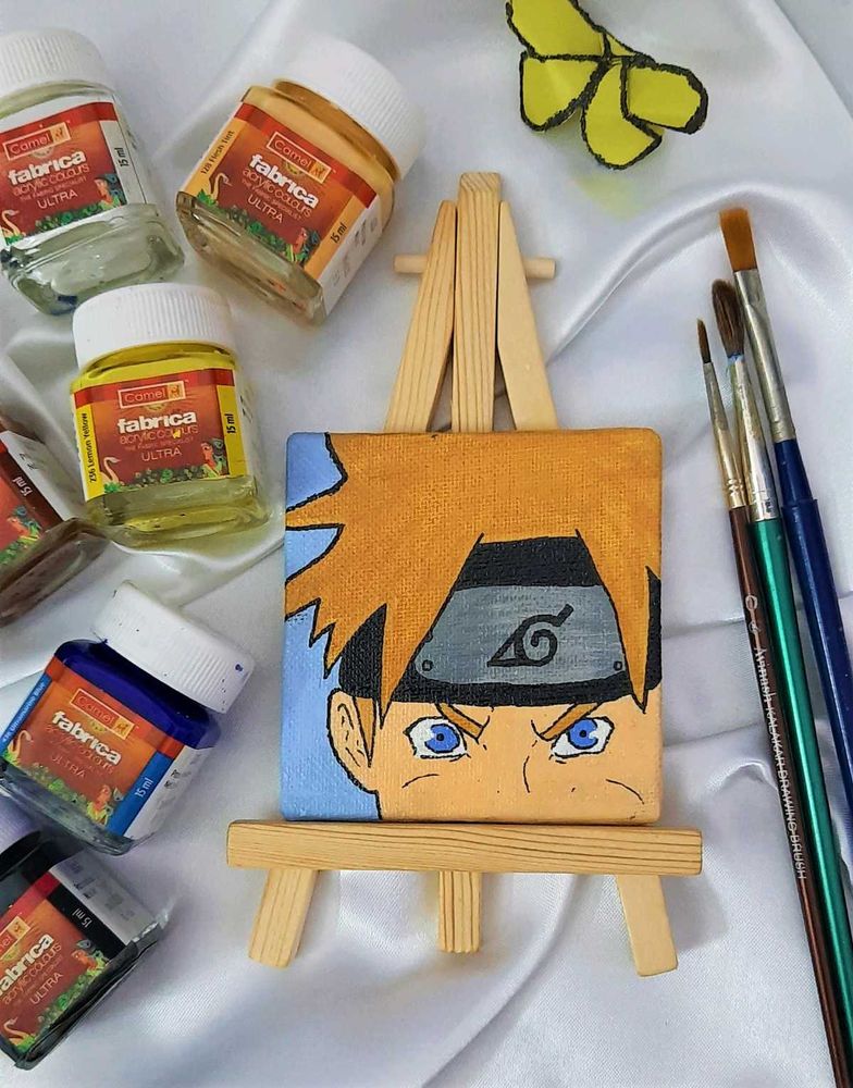 Handmade Naruto Anime Canvas Art