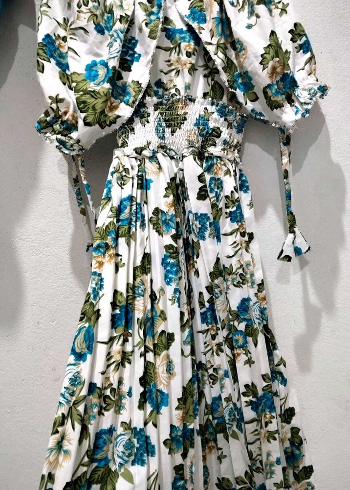 Floral Print Midi Sundress