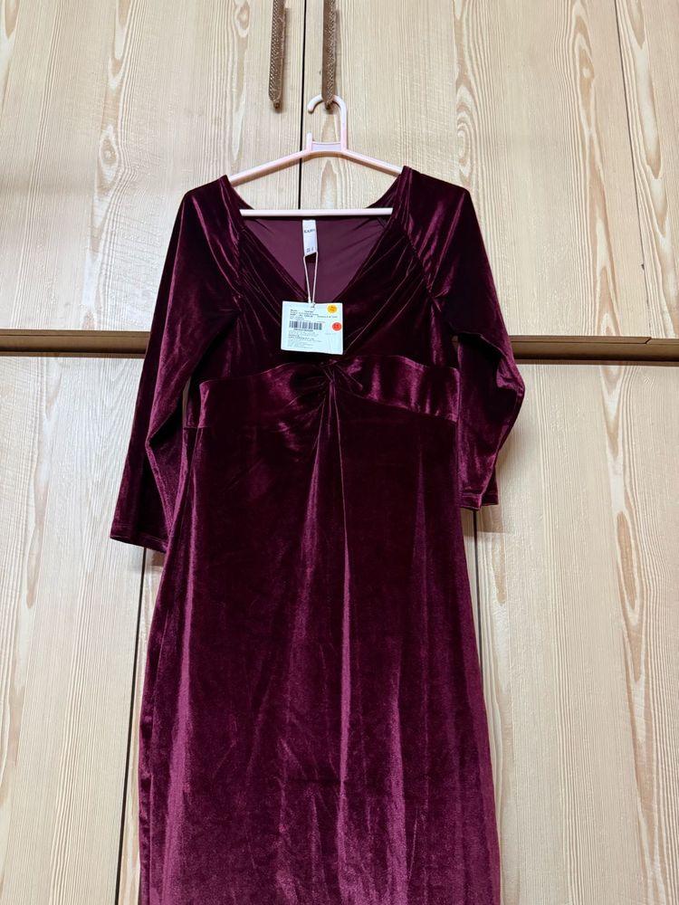 Velvet Midi Dress