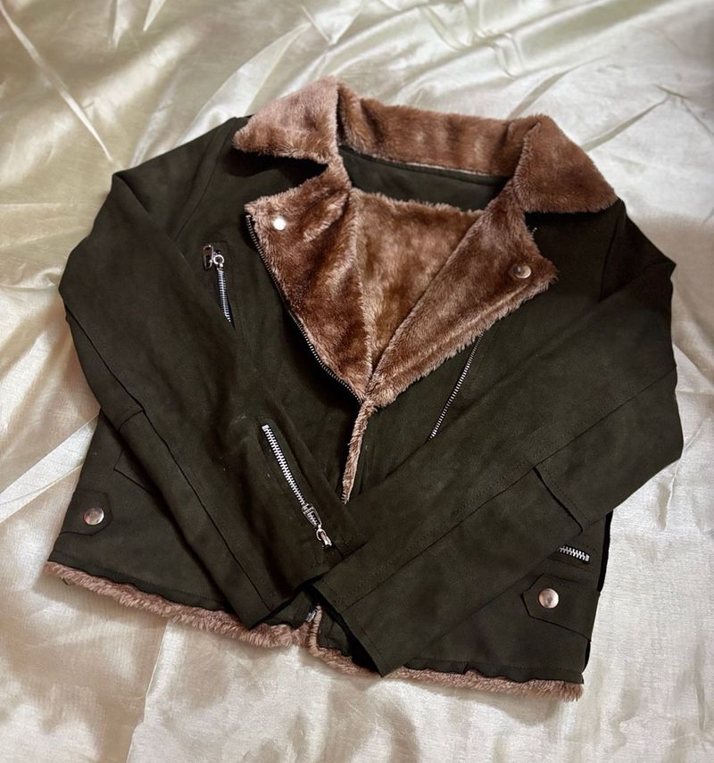Fleece tweed Jacket