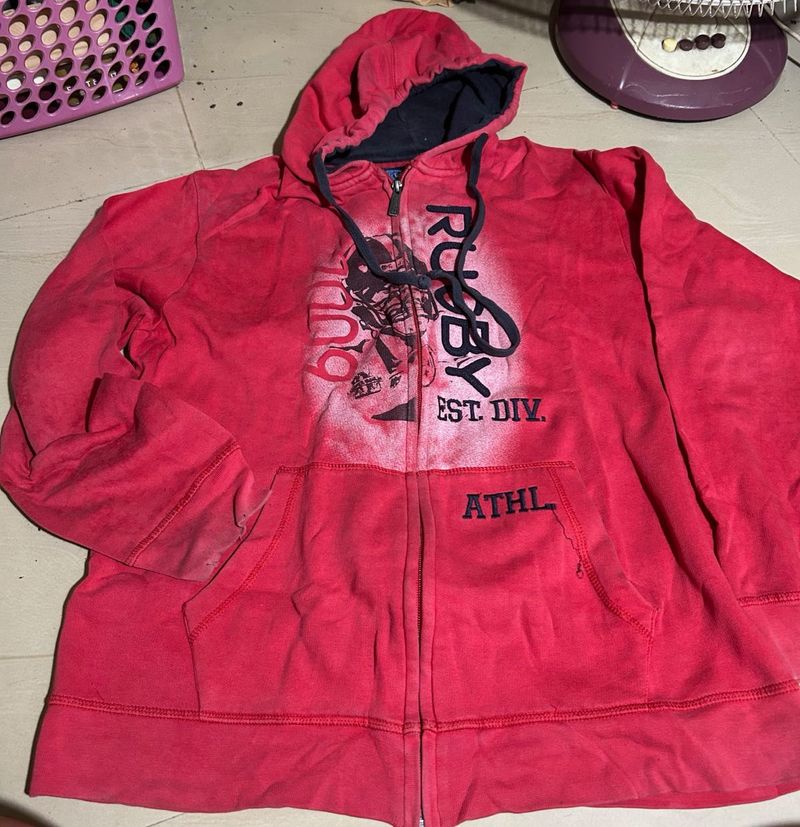Rugby Athletic Full Zip Hoodie