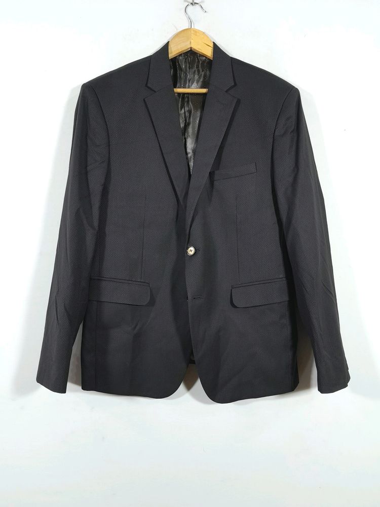 Black &amp; Burgundy Patterened Blazer (Men's)