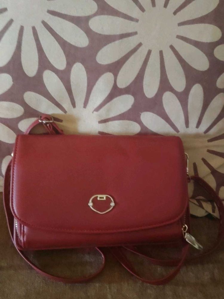 Chic Red Crossbody Bag