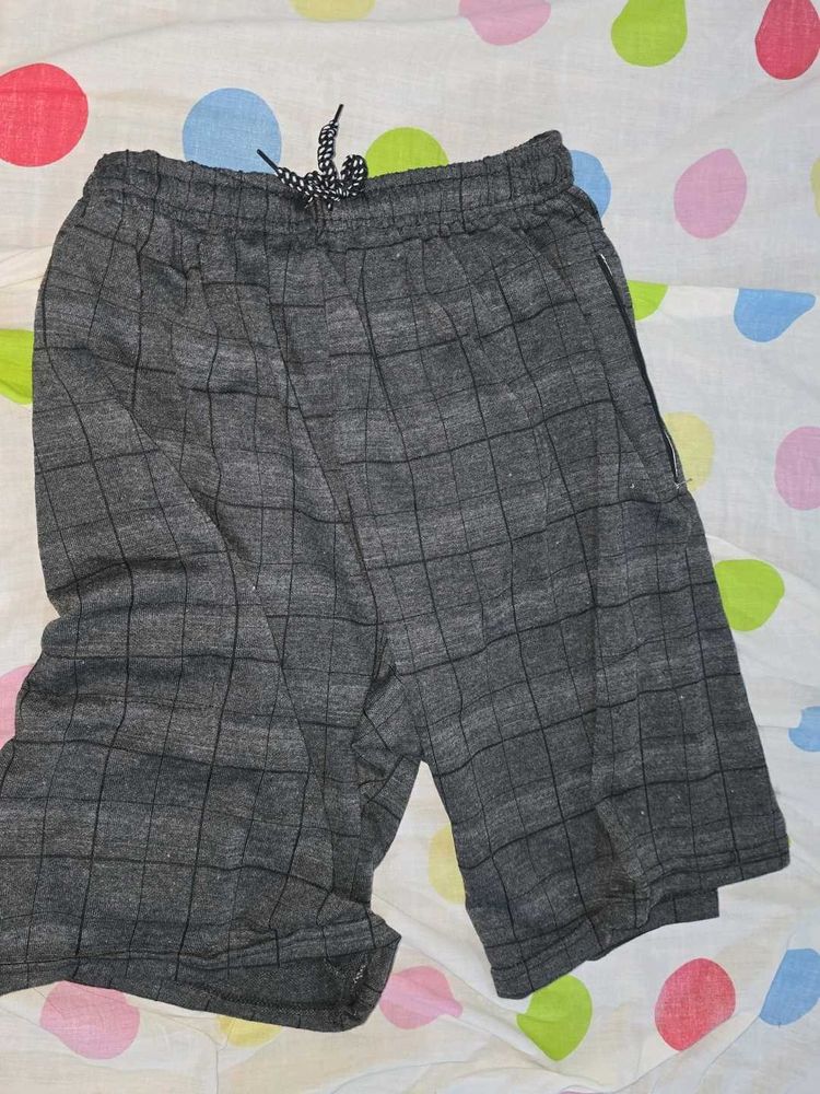 Men's  Dark Grey  Shorts