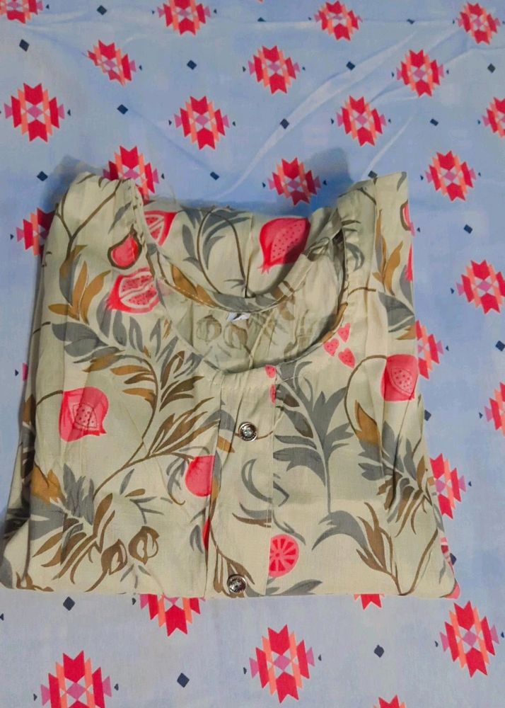Floral Print Kurti