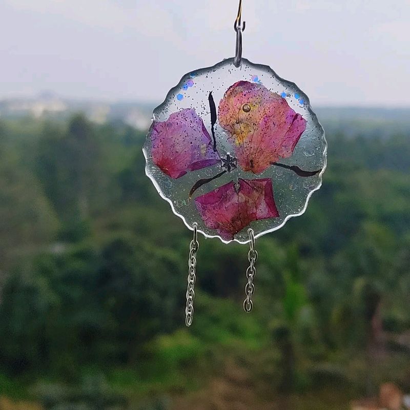 Car Hanger Made With Real Flower