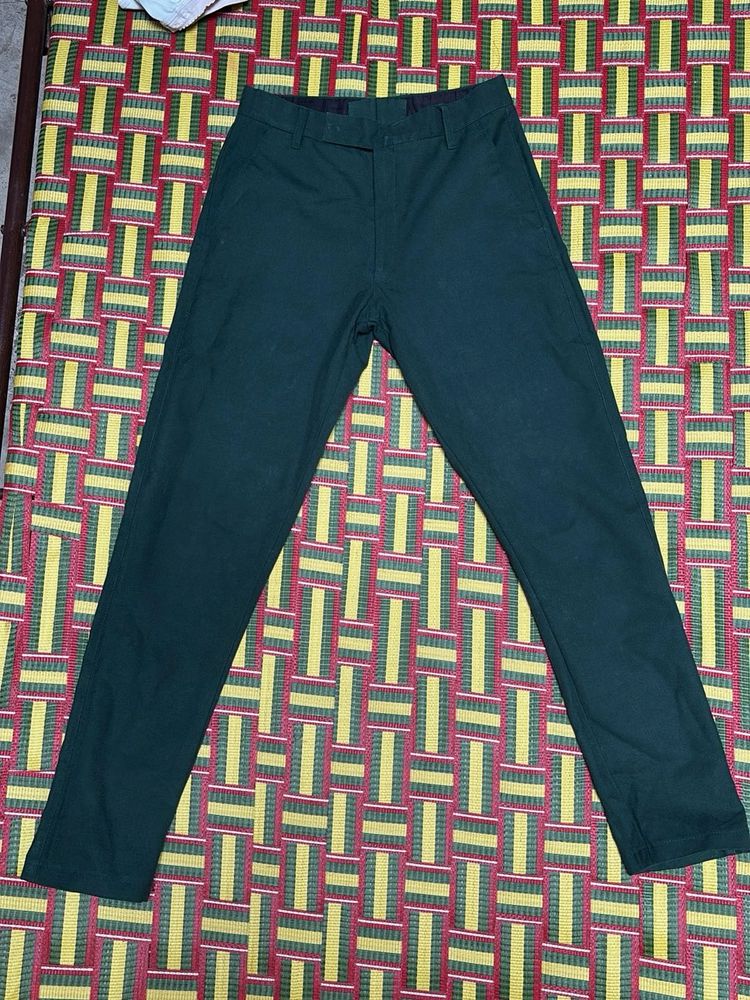 Men's Dark Green Trousers