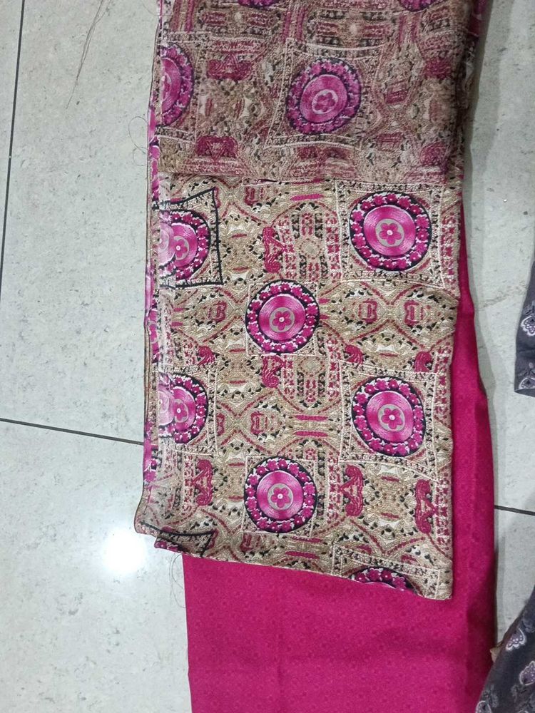 dress material Elegant  kurta salwar and dupatta